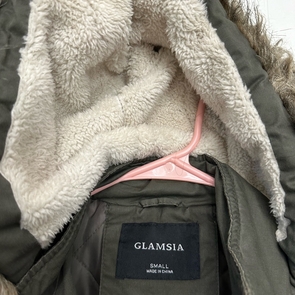 Green Parka Jacket - image 2